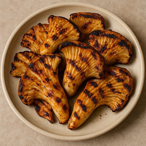 Grilled-oyster-mushrooms