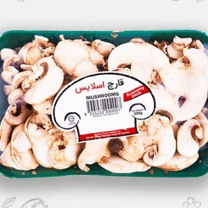 قارچ اسلایس شده بسته بندی