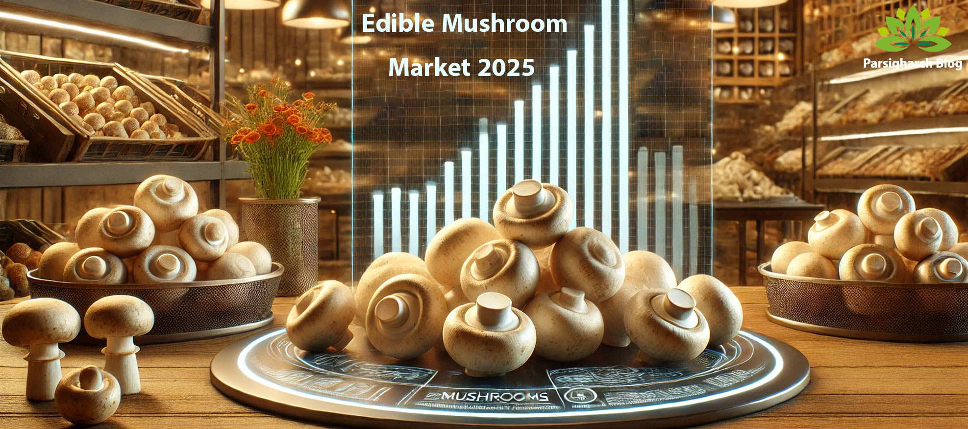 بازار فروش قارچ در سال 2025
